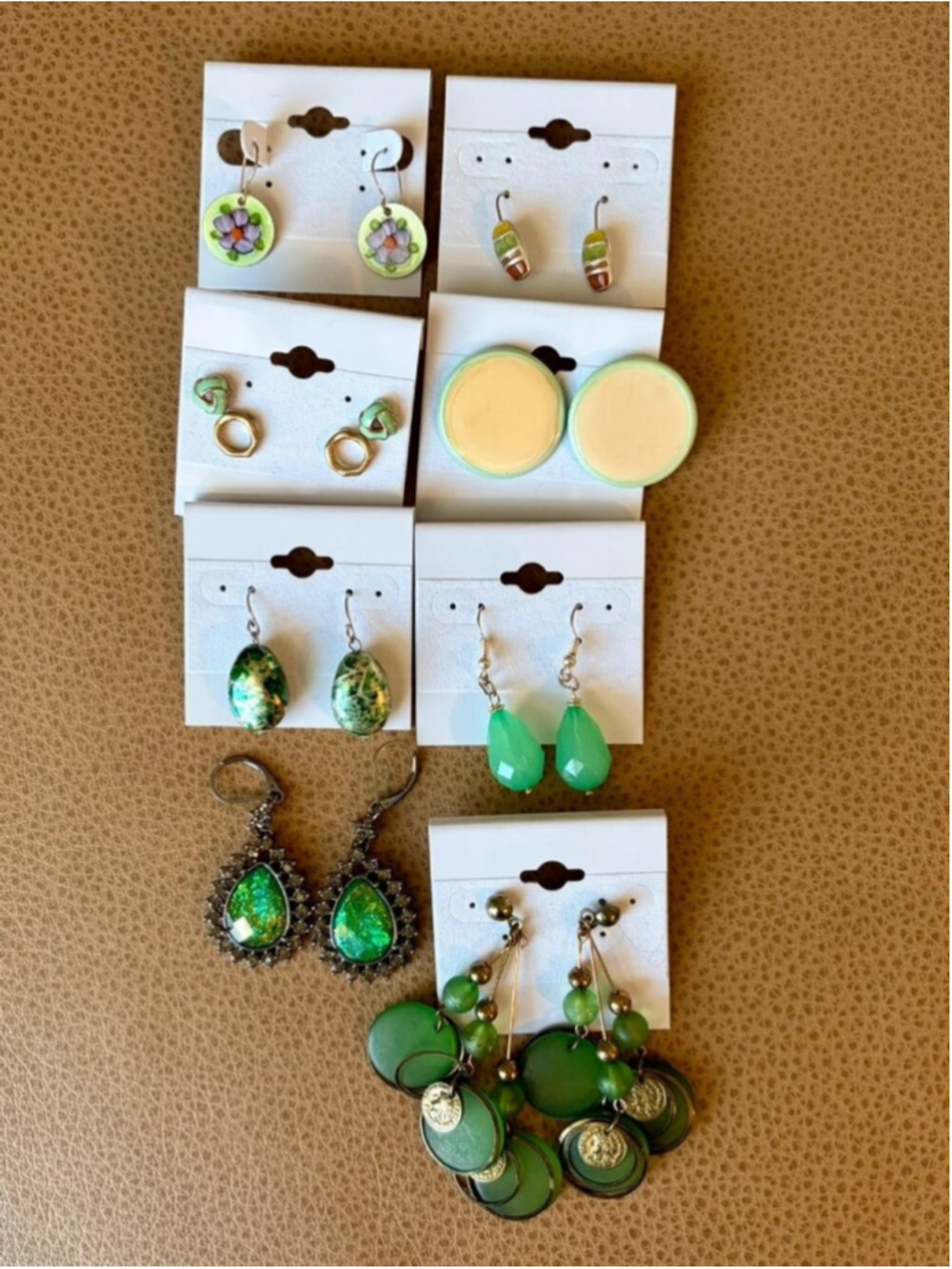 Earring Bundle Green Variety Earrings
